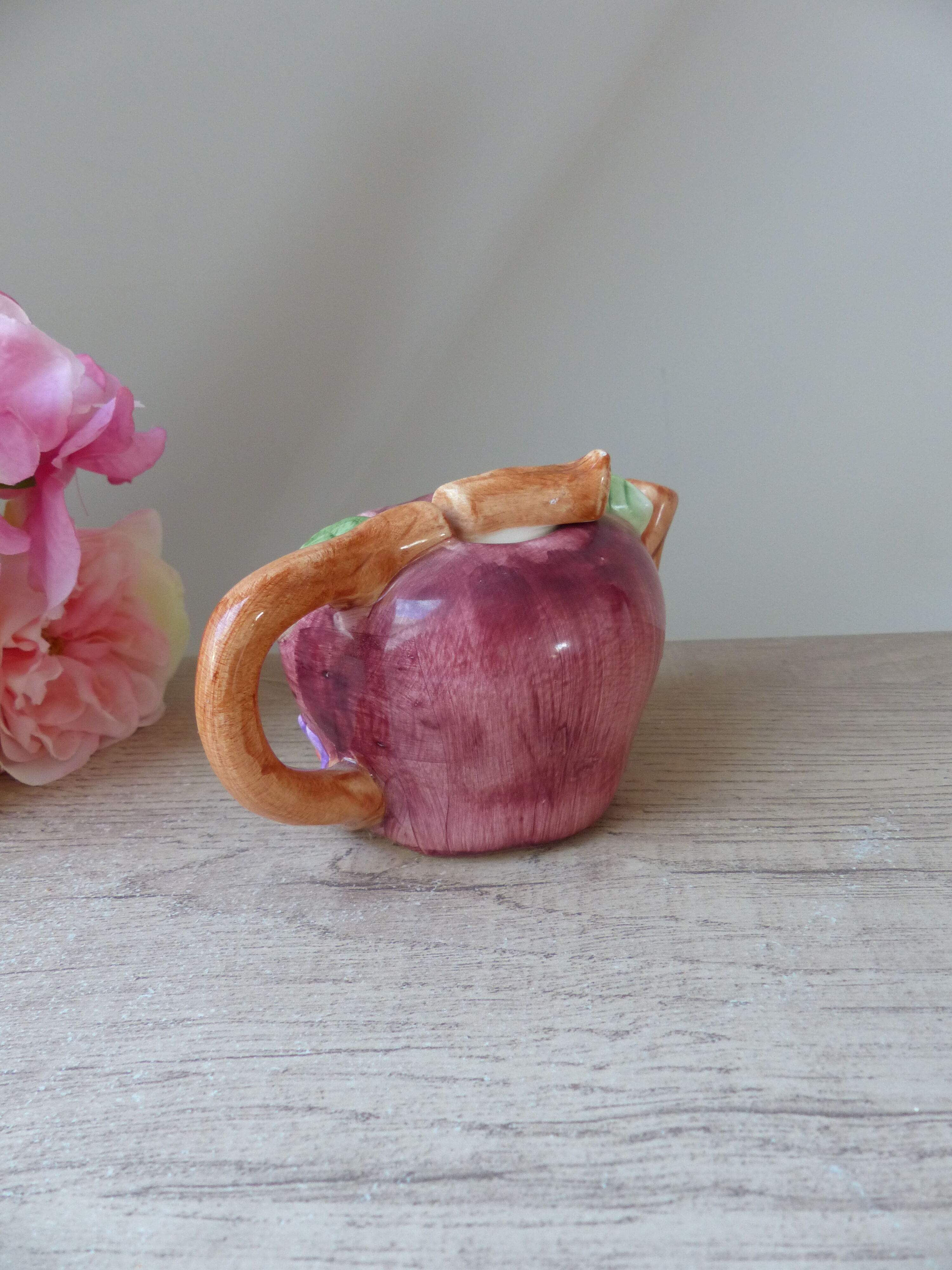 Miniature Potato Shaped Teapot Vintage Ceramic Chewable
