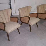 50s wing chair chair