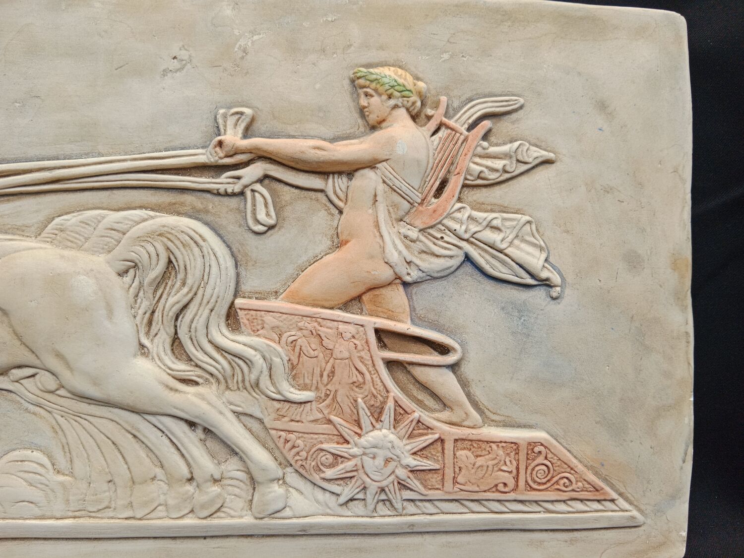Plaster bas-relief