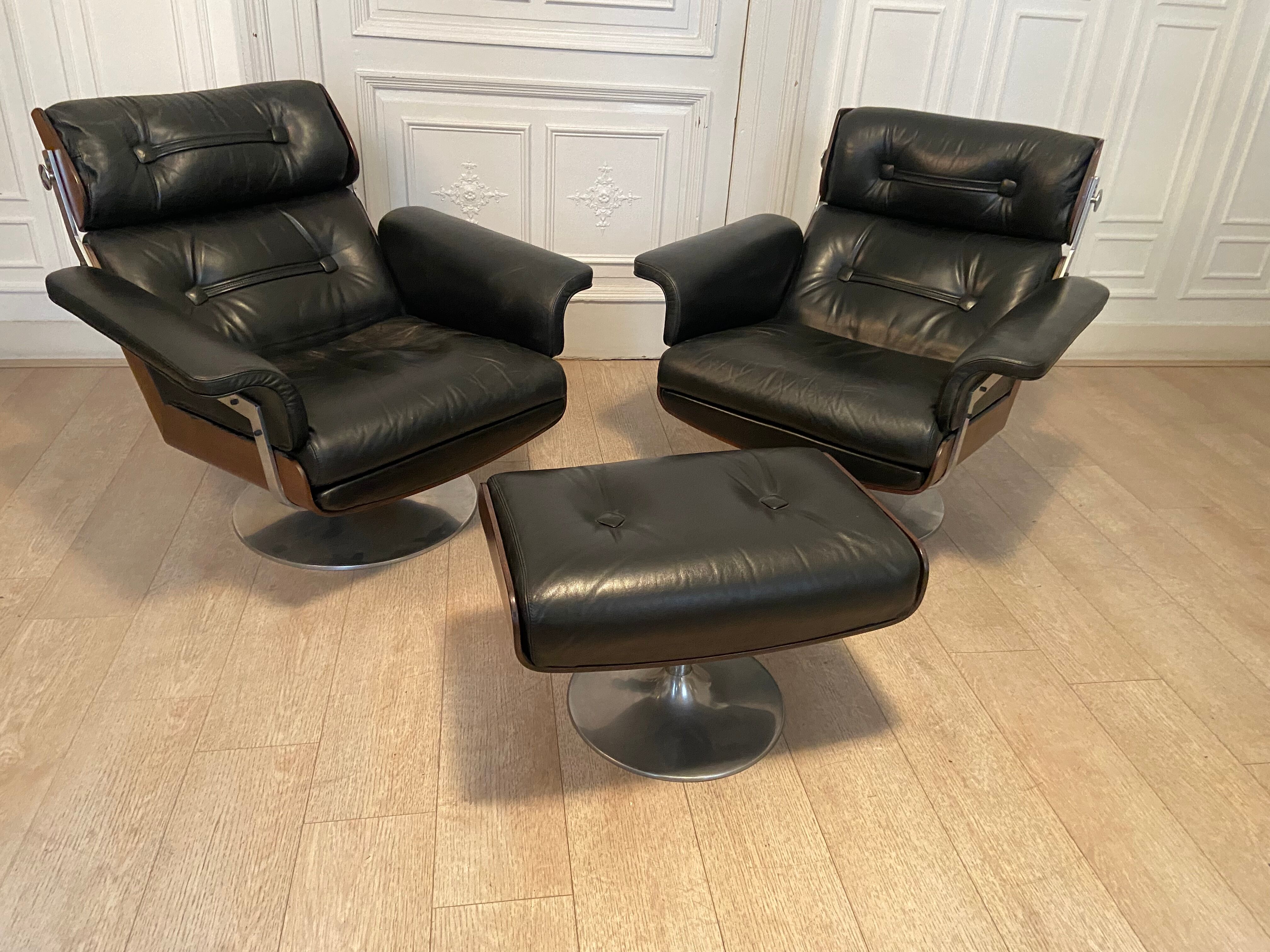 Set of Italian armchairs, 1960s