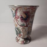 Vase ancien vintage décor floraux