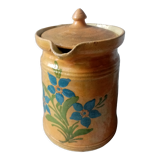 Alsacian milk jar covered in enamel sandstone
