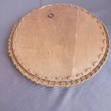 Vintage rattan mirror