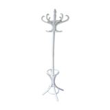 White parrot coat rack