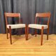 Pair of chairs, Svegards Markaryd, Sweden, 1960s