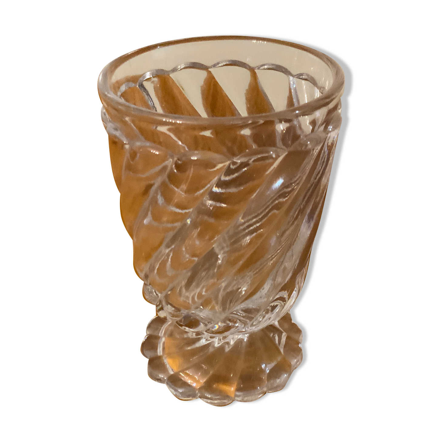 Baccarat vase stemmed glass