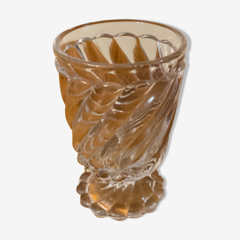Baccarat vase stemmed glass