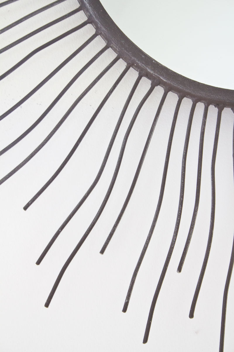 Metal sun mirror 70cm