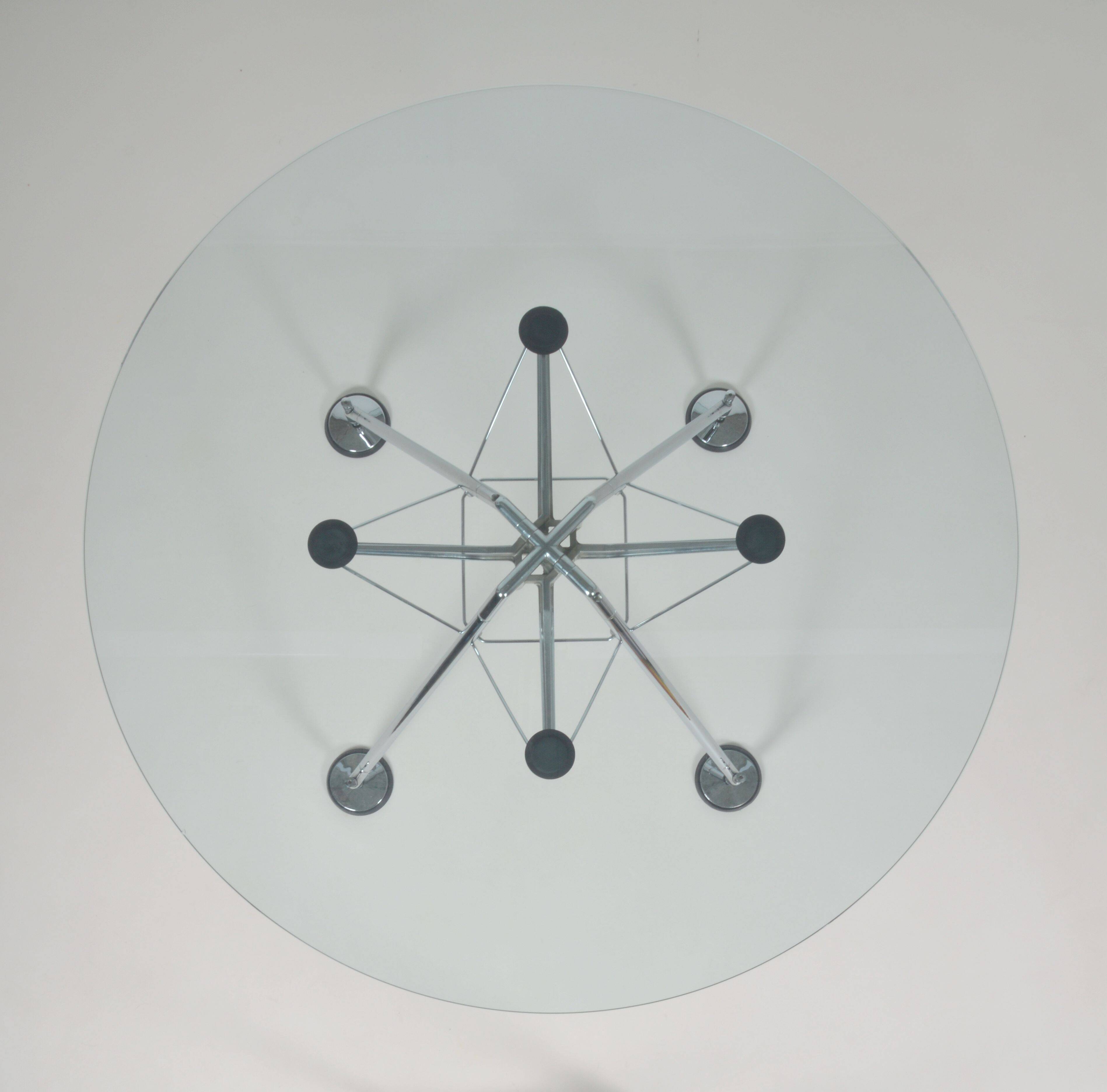 Dining table 'Nomos' designed by Sir Norman Foster for Tecno, 1987