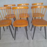 Six vintage chairs