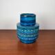 Mid-century Italian pottery vase from the Rimini Blu studio by Aldo Londi for Bitossi, 1960s.