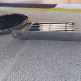 Vintage accordion mirror