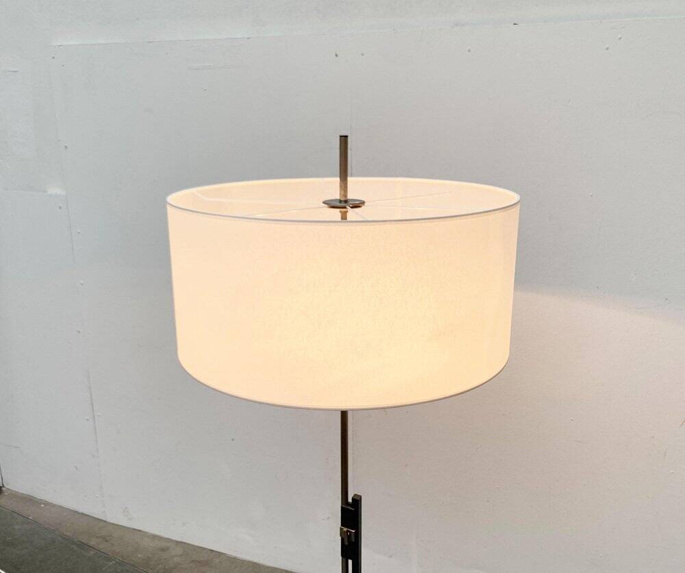 Mid-century German minimalist floor lamp by Kaiser Idell / Kaiser Leuchten, 1960s.