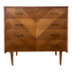 Commode en bois vintage années 50