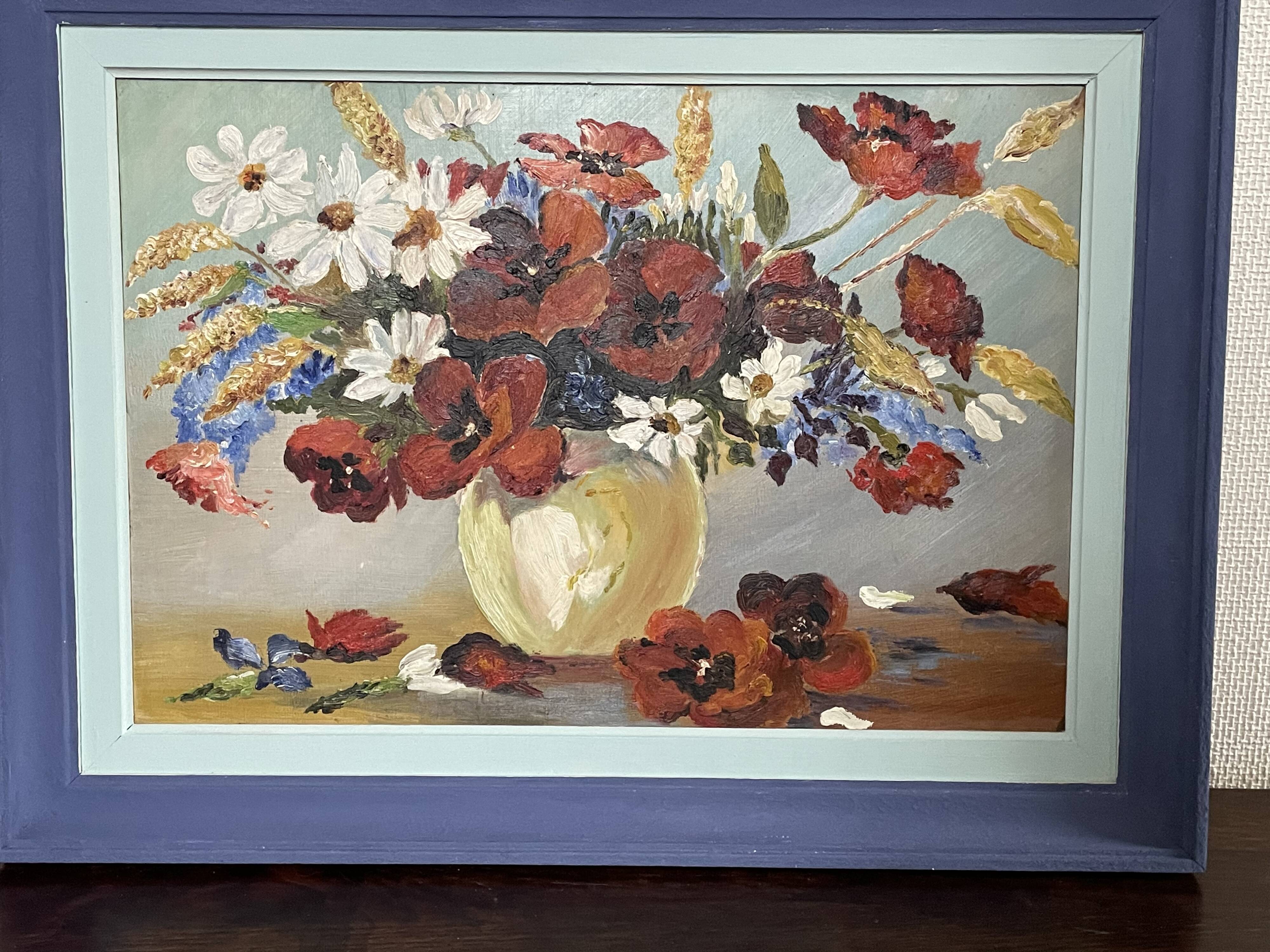 Old bouquet painting