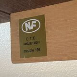 Vintage oval Baumann table