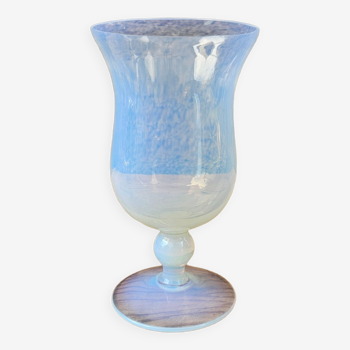 Opalescent glass vase