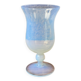 Opalescent glass vase