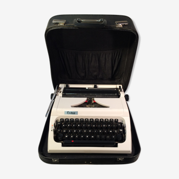 Machine à écrire mécanique vintage ERIKA 158 - Made in GDR - Années 70