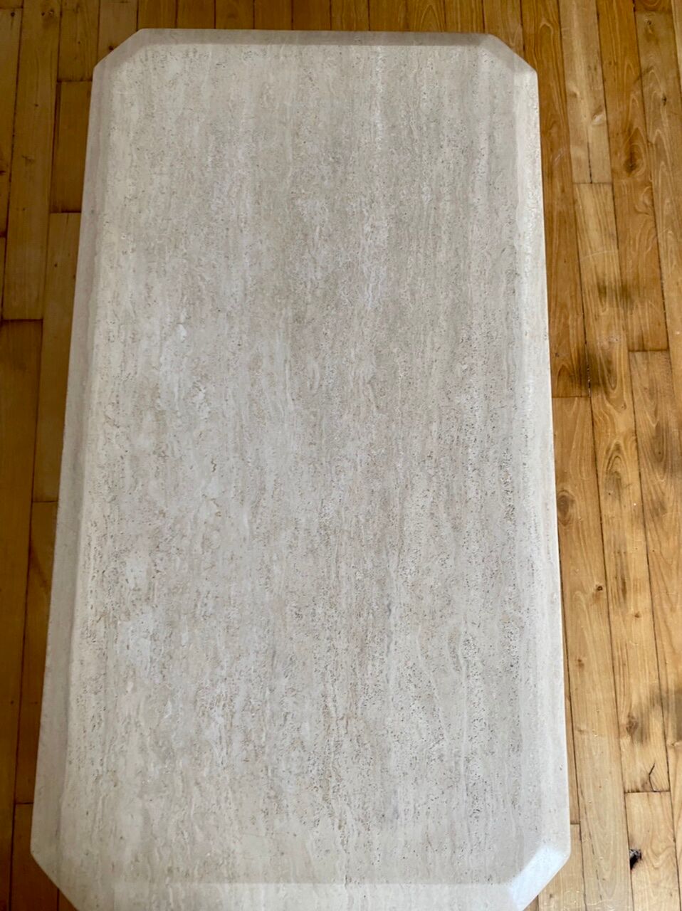 Vintage travertine coffee table