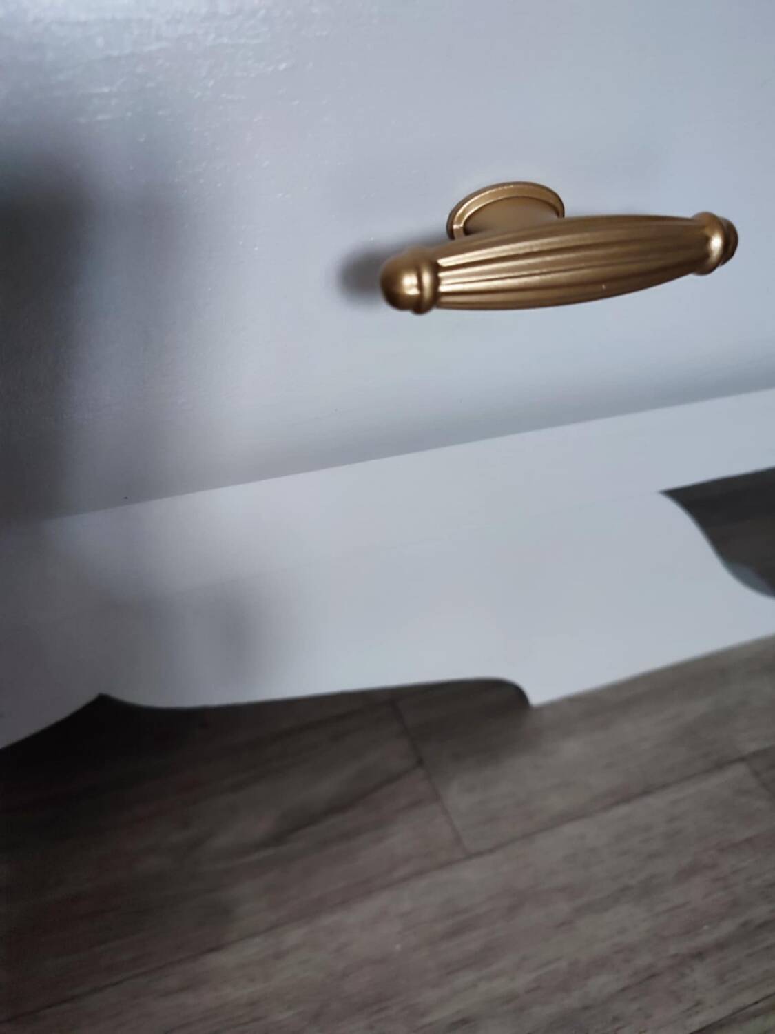 RESTORED CHEST OF DRAWERS WITH MARBLE PLATE