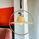 Pull-down rise and fall mid century modern 1960s hanging lamp