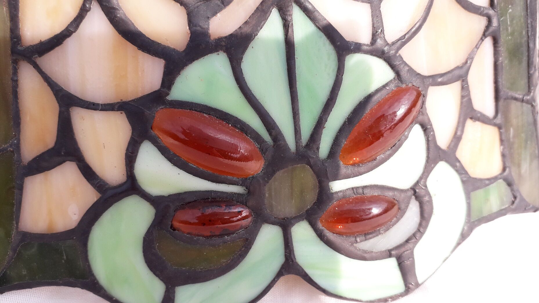 Stained glass lampshade