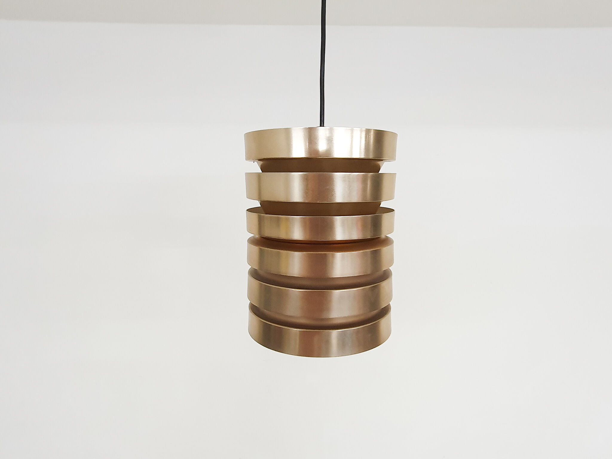 Granhaga Carl Thore Sweden brass pendant light from the 1960s