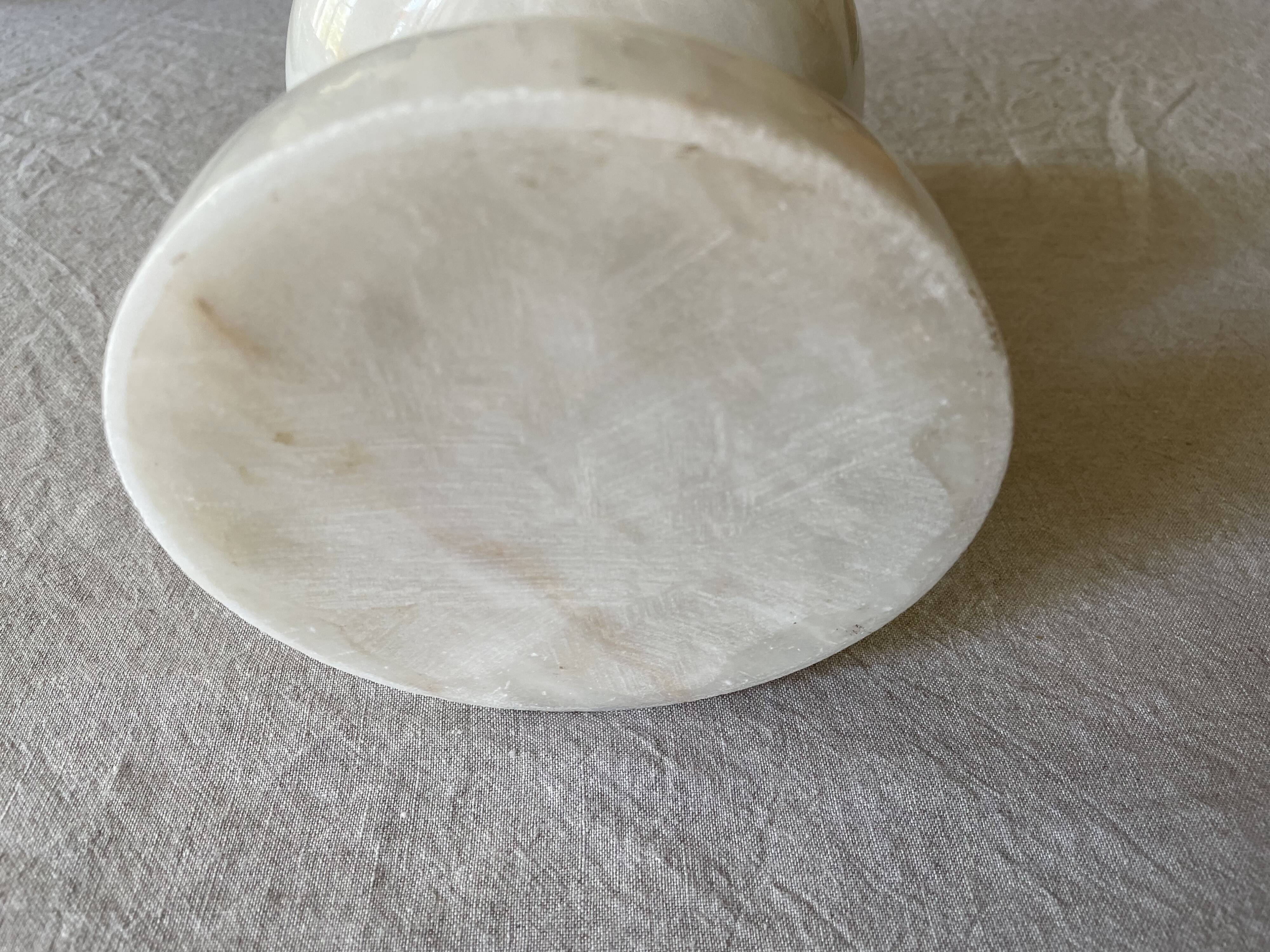 Medici vase in white marble