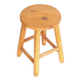 Light wood stool