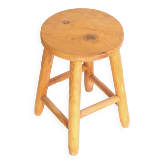 Light wood stool