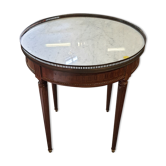 Bouillotte table in marquetry