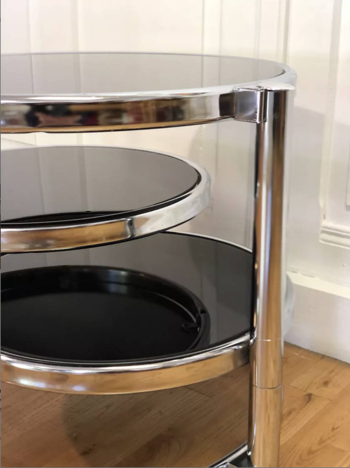 Leitmotiv-Swivel 3-tier coffee table