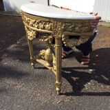 Half moon console