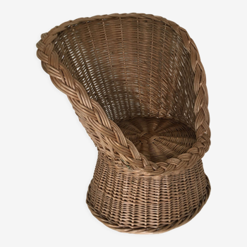 Rattan armchair for children