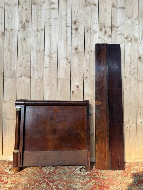 Lit - Banquette époque Empire en acajou