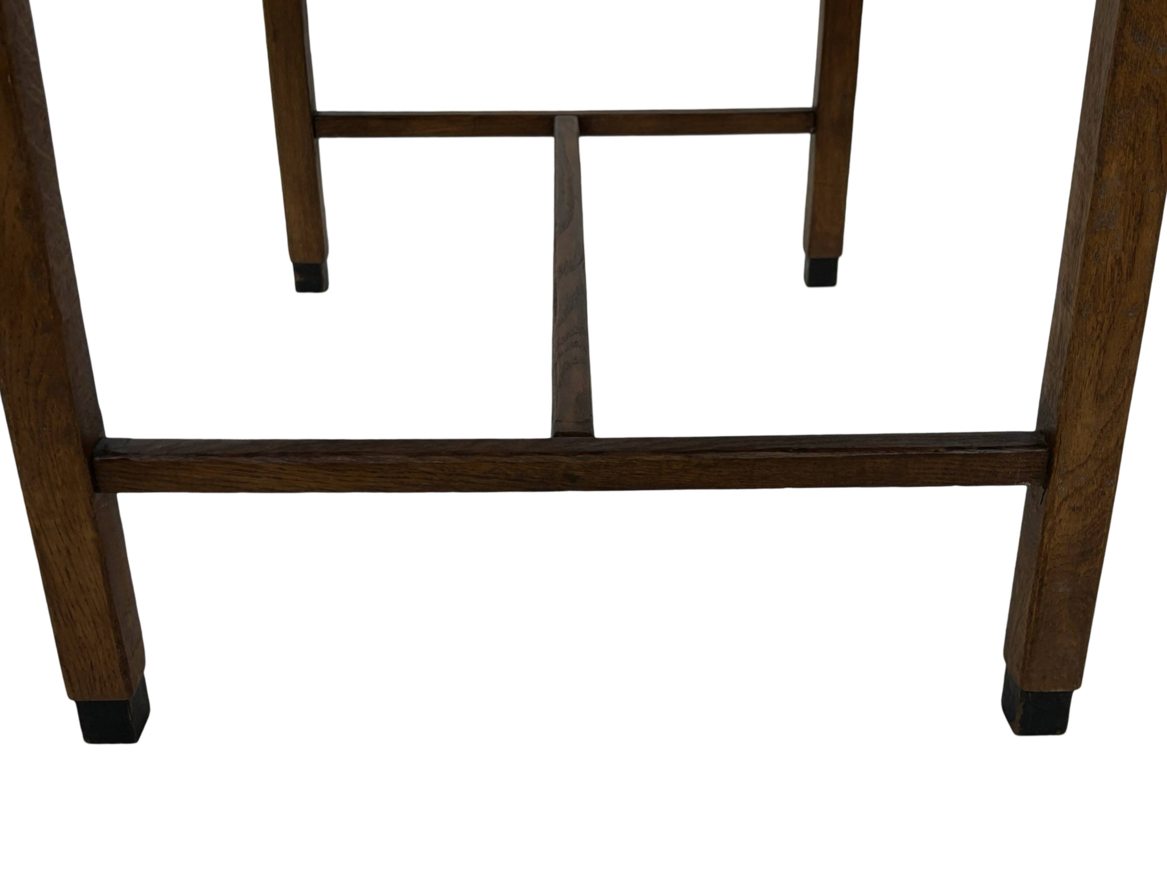 Art Deco Amsterdam School side table hall table