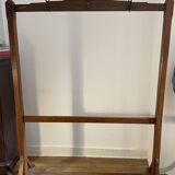 Porte-manteau en bois exotique vintage