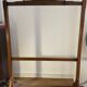 Vintage exotic wood coat rack