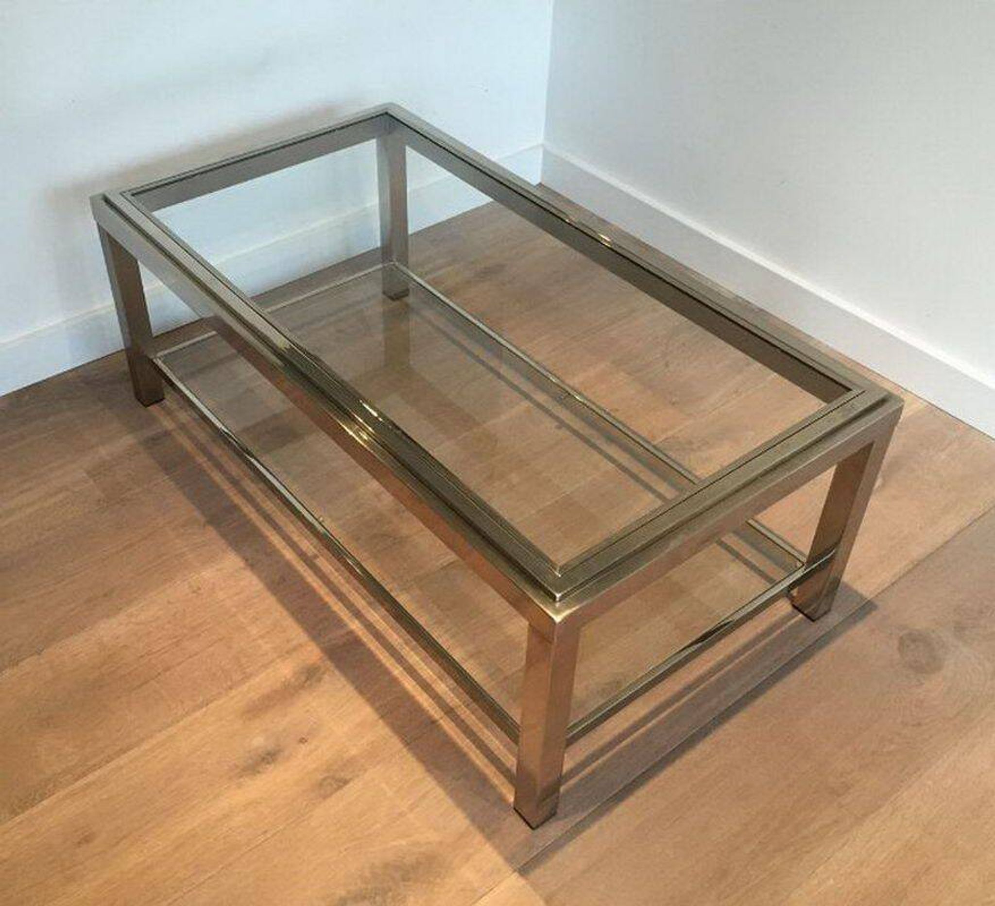 Chrome coffee table