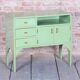 Art Deco Small Cabinet in Spruce & Paint, Czech, 1920s