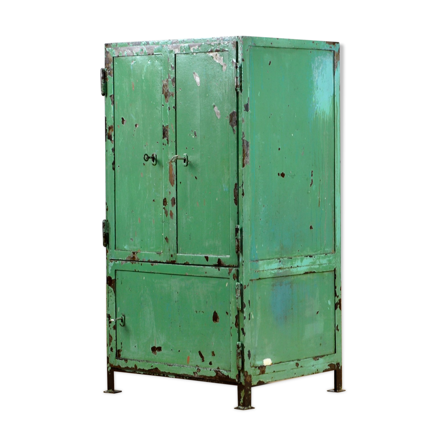 Armoire industrielle de fer années 50