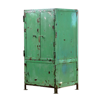 Industrial Iron Cabinet, 1950s