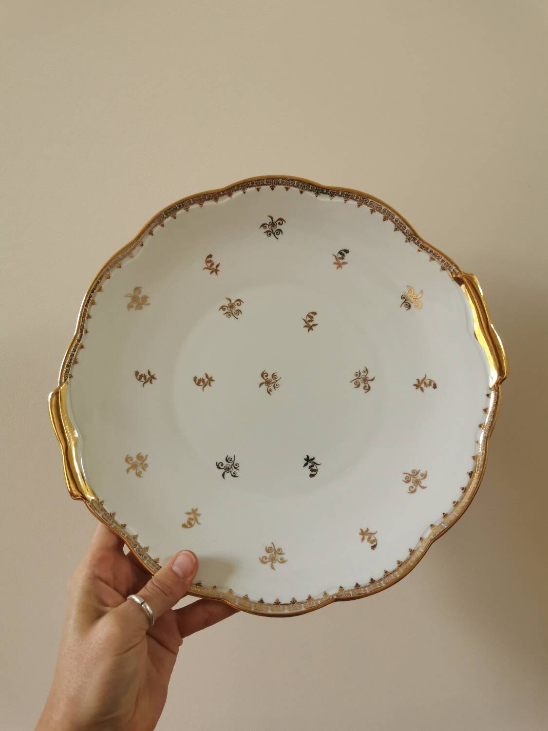 Vintage SFP porcelain dessert service