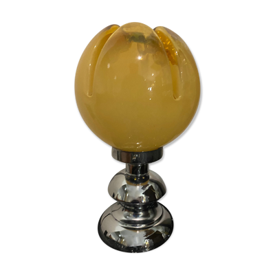 Lampe vintage verre murano de Toni Zuccheri mazzega italie design années 70