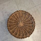 Basket stool wicker box