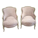 Paire de bergères de style Louis XV