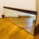 Scandinavian teak mirror 132 cm x 45