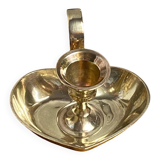 Bougeoir coeur en laiton