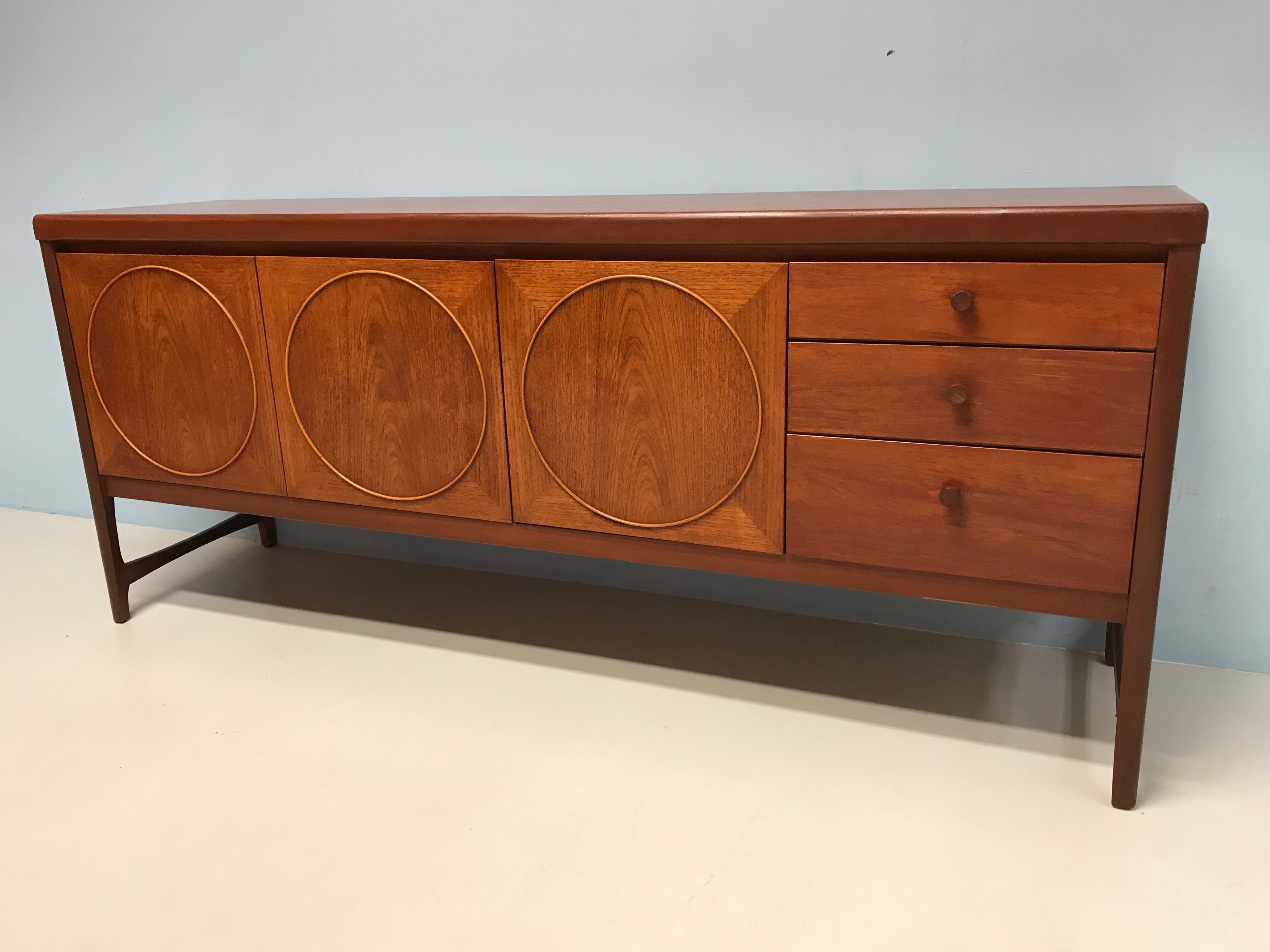 Vintage Nathan Circle sideboard